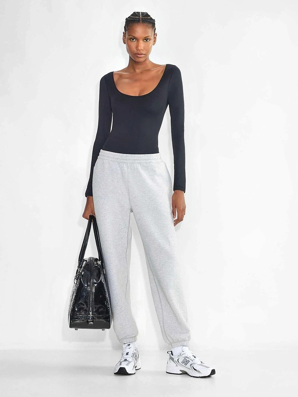 Aritzia Tna Golden AirBUTTER™ Aerobic Bodysuit – Black— M